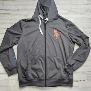 St. Louis Cardinals Retro Redbirds SGA Long Sleeve Hoodie Full Zip Sweatshirt XL